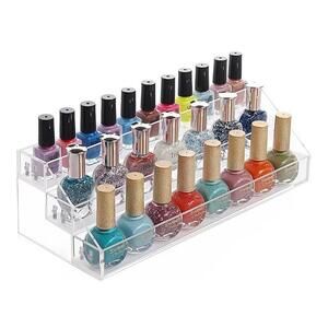 MineSign Nail Polish Holder Organizer Clear Acrylic Nail Polish  Display case